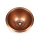 Handcrafted Hammered Copper Bathroom Sink Indian Artisan Basin